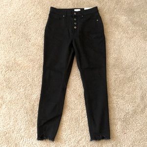 Loft skinny ankle high rise curvy jeans